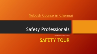 Nebosh Course in Chennai