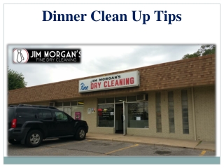 Dinner Clean Up Tips