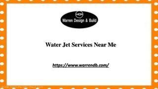 Water Jet Services Near Me