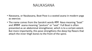NAUKASANA.