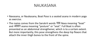 NAUKASANA.