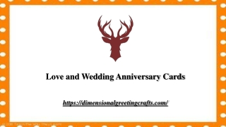 Love and Wedding Anniversary Cards