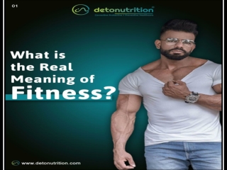 What do you mean by fitness - Detonutrition