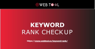 Best Keyword Rank Check Up - Web Tool