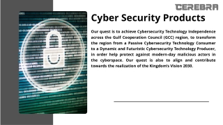 Cyber Security Products in Saudi Arabia