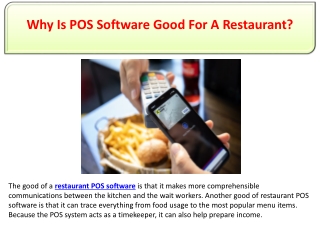 Benefits Of Restaurant POS Software