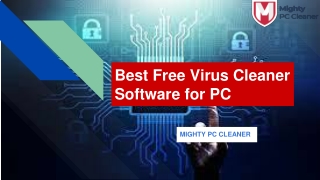 Best Free Virus Cleaner Software for PC