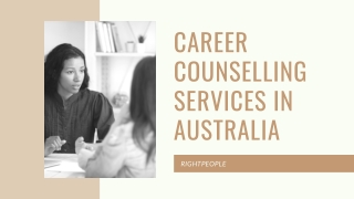 Experienced and Skilled Career Counselling Services in Australia