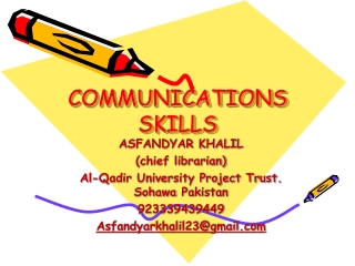 Lecture1 Introduction Communication Skills