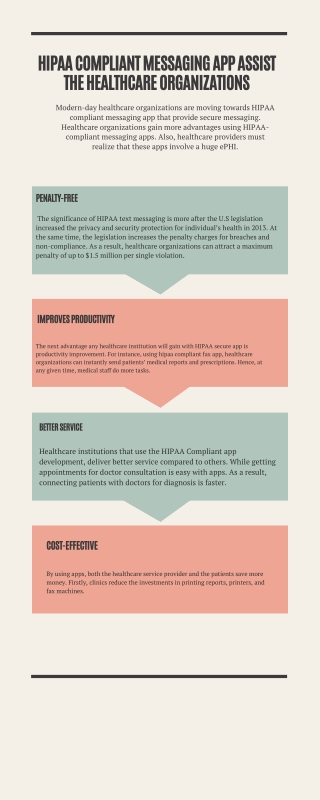 HIPAA Compliant Messaging App Assist The Healthcare Organizations