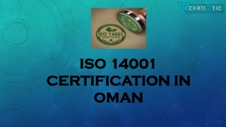 ISO 14001 Certification in Oman