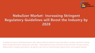 Nebulizer Market- Top Impacting Factors That Could Escalate Market Growth