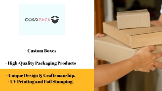 Custom Boxes High-Quality Packaging Product