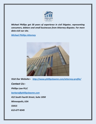 Michael Phillips Attorney |  Phillipslawmn.com