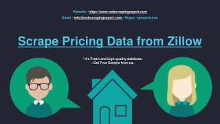 Scrape Pricing Data from Zillow