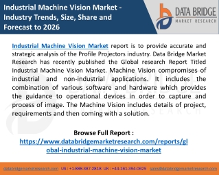 Industrial Machine Vision Market