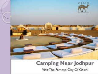 Visit The Famous City Of Osian!