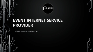 EVENT INTERNET SERVICE PROVIDER