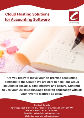Cloud Hosting Solutions for Accounting Software