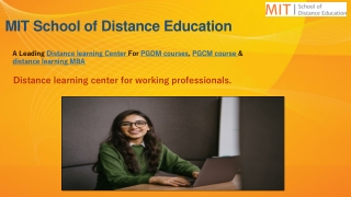 Distance Learning Center