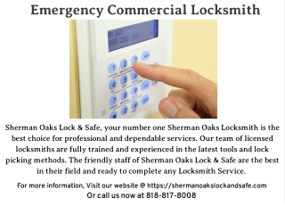 Emergency Commercial Locksmith