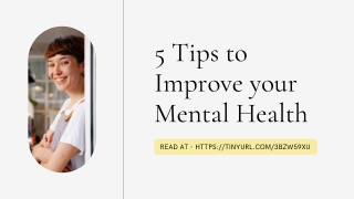 5 Tips to Improve your Mental Health