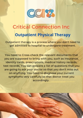 Outpatient Physical Therapy