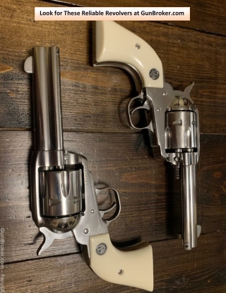 Look for These Reliable Revolvers at GunBroker.com