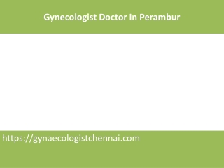 gynecologist doctor in perambur