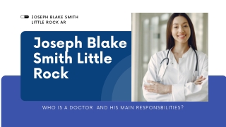 Joseph Blake Smith Little Rock