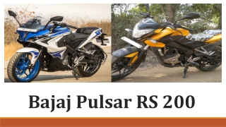 Bajaj Pulsar RS 200