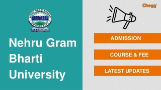 Nehru Gram Bharati Vishwavidyalaya - [NGBV], Allahabad