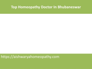 top homeopathy doctor in Bhubaneswar