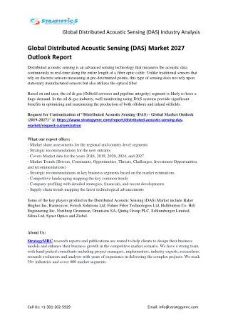 Global Distributed Acoustic Sensing (DAS) Market Report Key Players Analysis