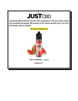 cbd ukJustcbdstore.uk