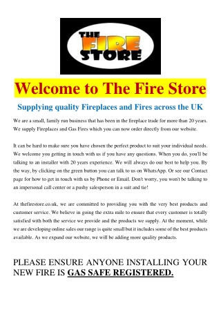 The Fire Store