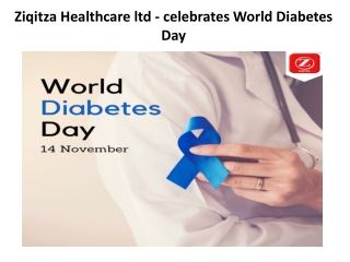 Ziqitza Healthcare ltd - celebrates World Diabetes Day