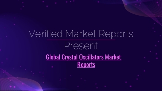 Global Crystal Oscillators Market