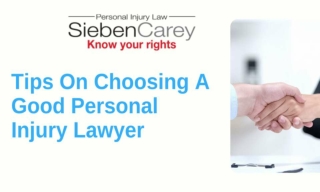 Tips On Choosing A Good Personal Injury Lawyer