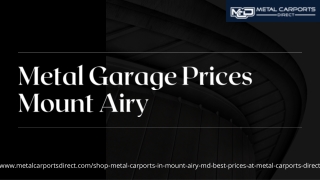 Metal Garage Prices Mount Airy | Metal Carports Direct