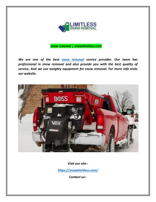 snow removal | snowlimitless.com