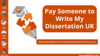 Pay Someone to Write My Dissertation UK