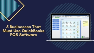 5 Businesses That Must Use QuickBooks POS Software