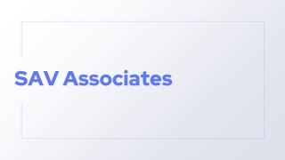 Excellent accounting services - SAV Associates
