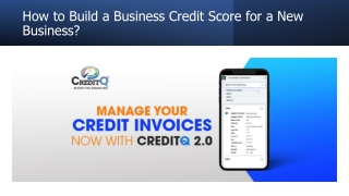 How to Build a Business Credit Score for a New Business