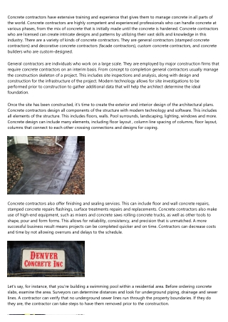 10 Facebook Pages to Follow About concrete driveways denver