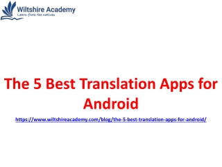 The 5 Best Translation Apps for Android