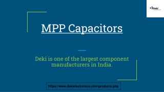 Best MPP Capacitors
