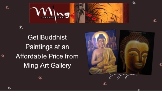 Get Buddhist Paintings at an Affordable Price from Ming Art Gallery
