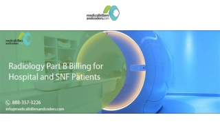 Radiology Part B Billing for Hospital and SNF Patients